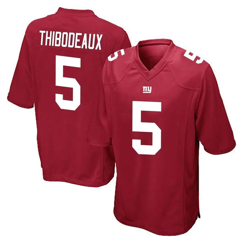 Elroe NY.Giants #5 Kayvon Thibodeaux Player Red Home Game Stitched Jerseys