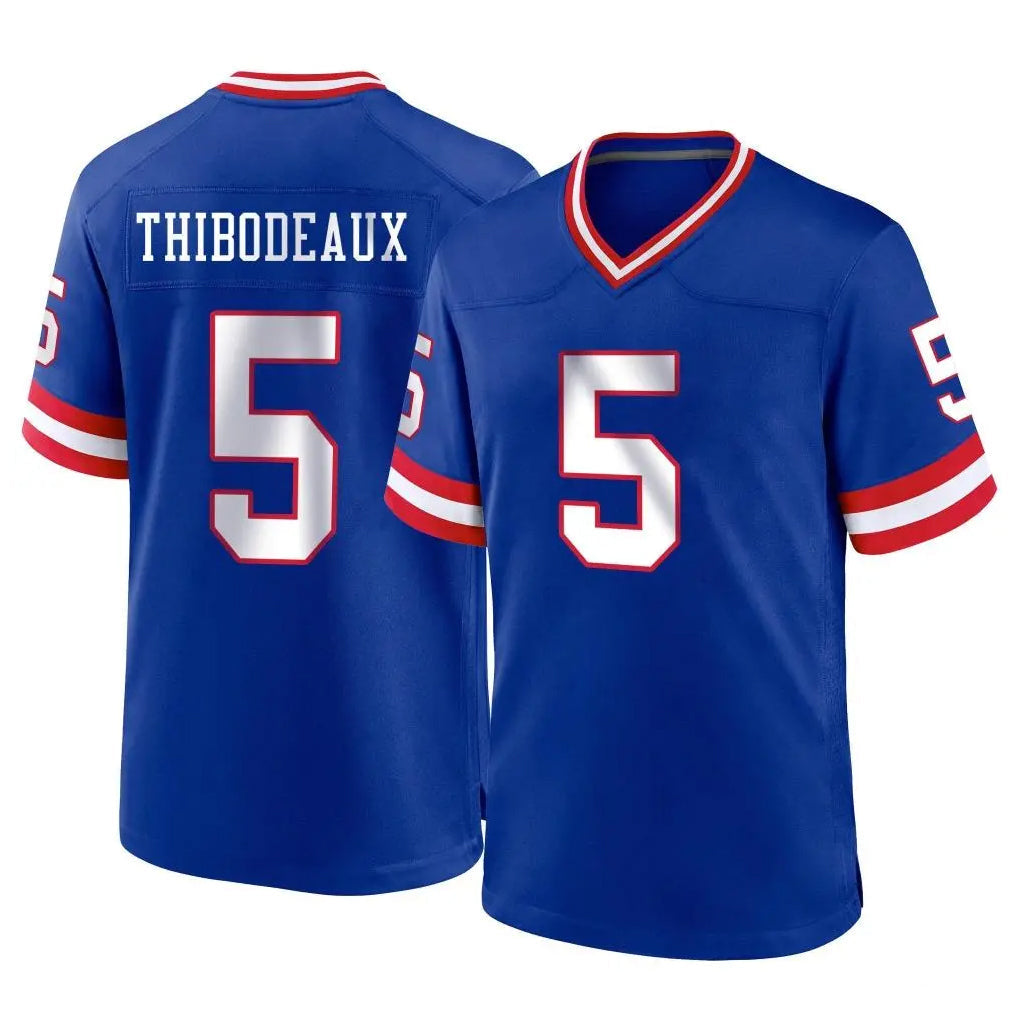 Elroe NY.Giants #5 Kayvon Thibodeaux Player Royal Classic Home Game Stitched Jerseys