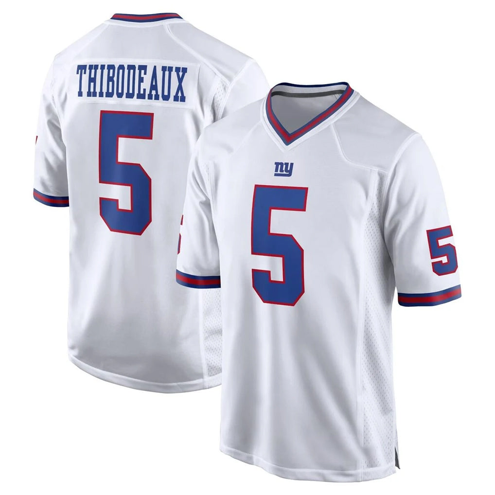 Elroe NY.Giants #5 Kayvon Thibodeaux Player White Game Home Stitched Jerseys