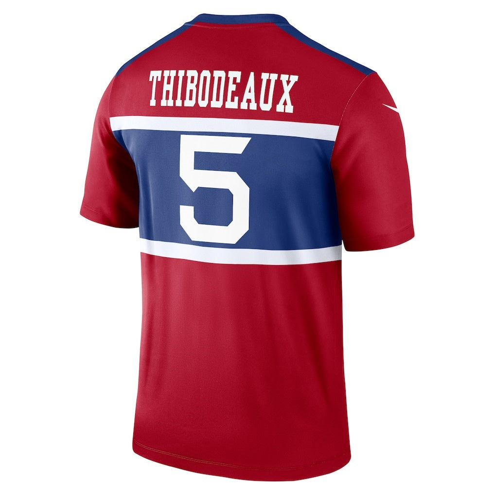 Elroe NY.Giants #5 Kayvon Thibodeaux Red Legend Player Performance Top Stitched Jerseys