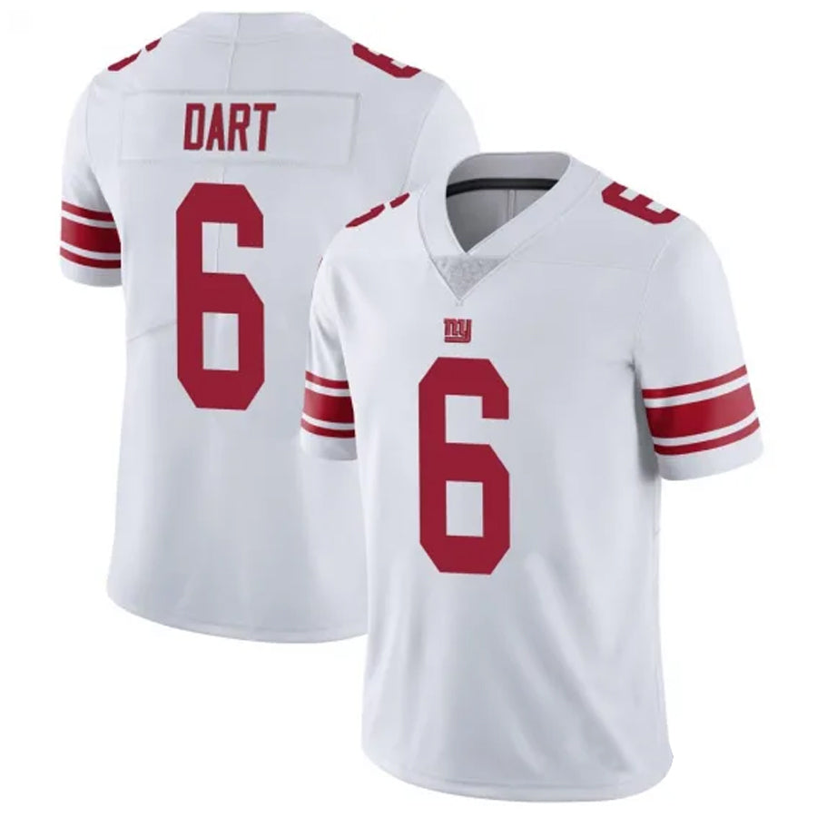 Elroe NY.Giants #6 Jaxson Dart Player White Alternate Vapor Limited Stitched Jerseys