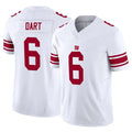 Elroe NY.Giants #6 Jaxson Dart Player White Vapor F.U.S.E. Limited Stitched Jerseys