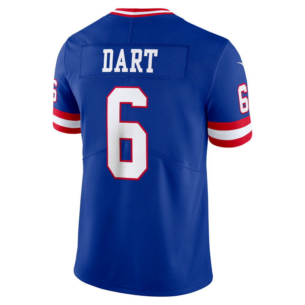 Elroe NY.Giants #6 Jaxson Dart Royal Legacy Vapor Untouchable Stitched Limited Jerseys