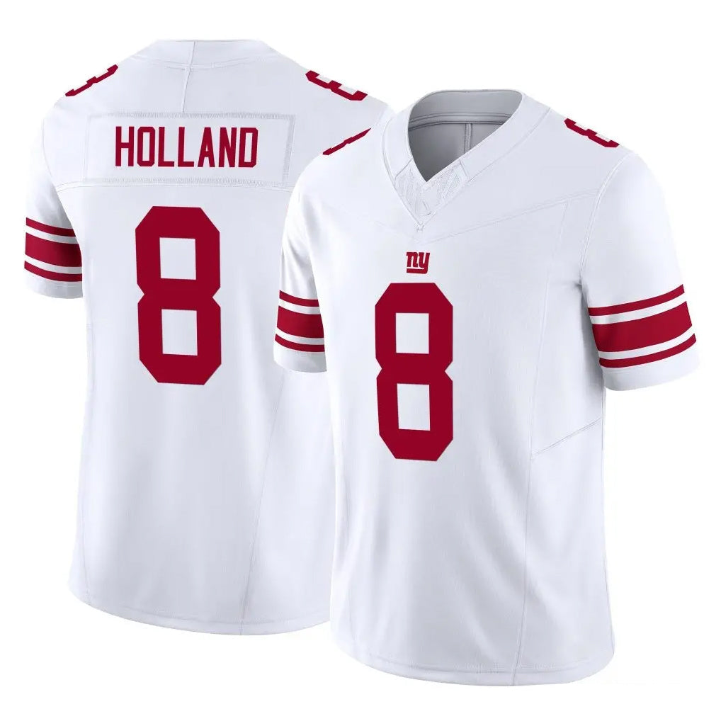 Elroe NY.Giants #8 Jevon Holland Player White Limited Vapor F.U.S.E. Home Game Stitched Jerseys