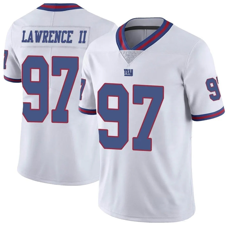 Elroe NY.Giants #97 Dexter Lawrence II Player Vapor White Limited Stitched Jerseys