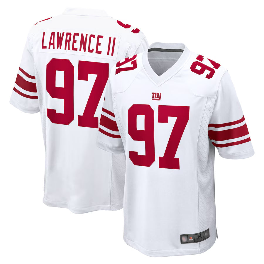 Elroe NY.Giants #97 Dexter Lawrence II Player White Game Stitched Jerseys