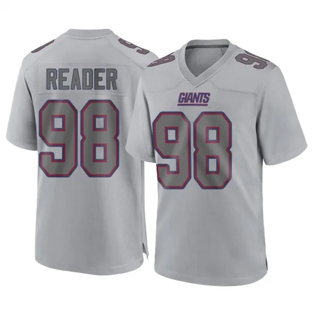 Elroe NY.Giants #98 DJ Reader Player Gray Atmosphere Fashion Limited Game Stitched Jerseys