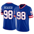 Elroe NY.Giants #98 DJ Reader Player Royal Classic Vapor Home Game Stitched Jerseys