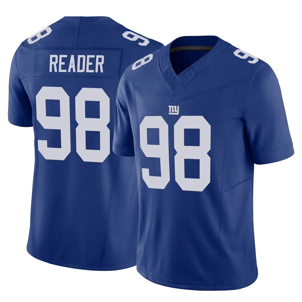 Elroe NY.Giants #98 DJ Reader Player Royal Limited Vapor F.U.S.E. Home Game Stitched Jerseys