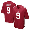 Elroe NY.Giants #9 Lsaiah Likely Player Red Home Game Stitched Jerseys