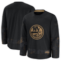 Elroe NY.Islanders Black 2024 Military Appreciation Practice Jerseys