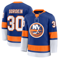 Elroe NY.Islanders #30 Ilya Sorokin Royal Home Premium Jerseys
