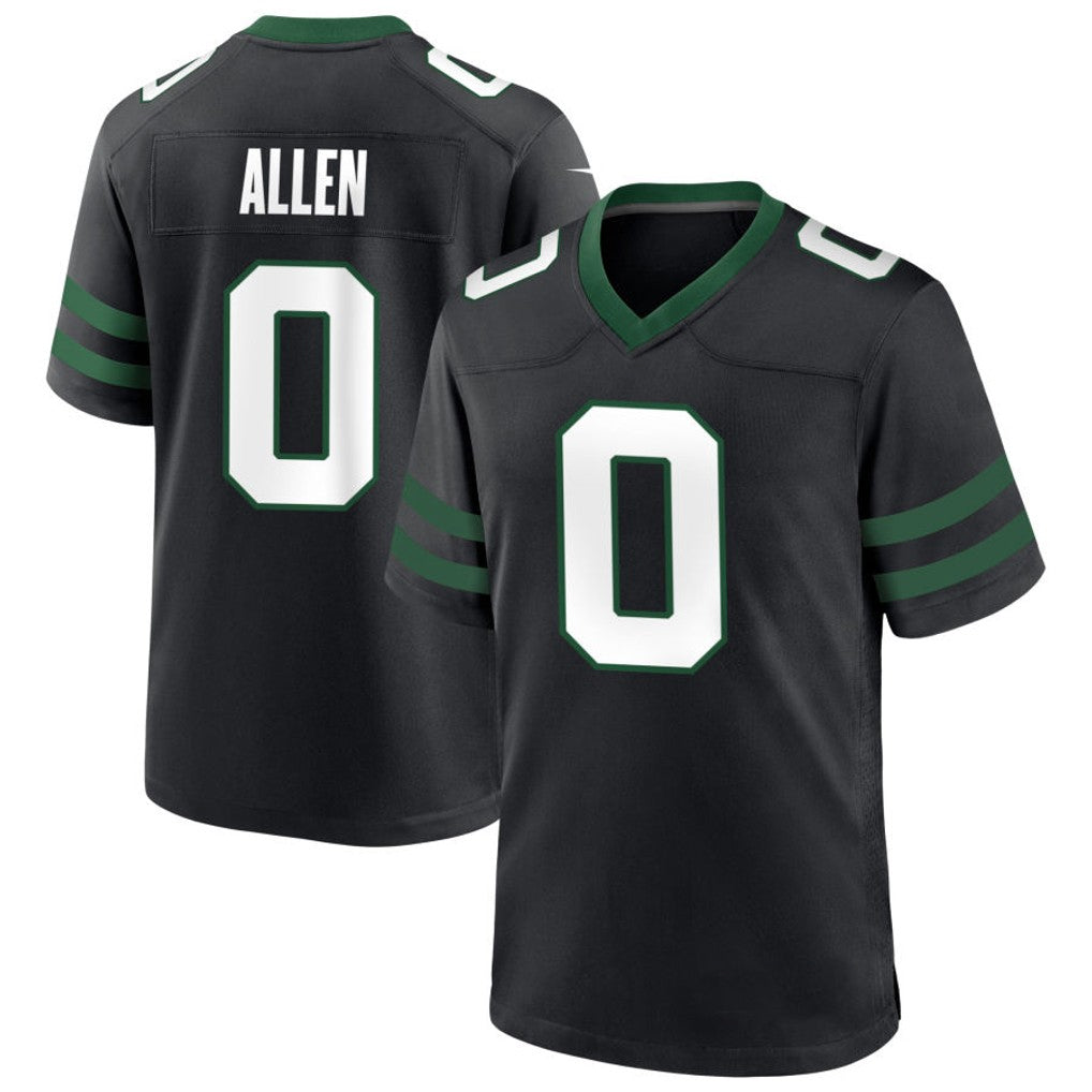 Elroe NY.Jets #0 Braelon Allen Player Black Home Game Stitched Jerseys