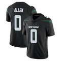 Elroe NY.Jets #0 Braelon Allen Player Stealth Black Limited Vapor Home Game Stitched Jerseys