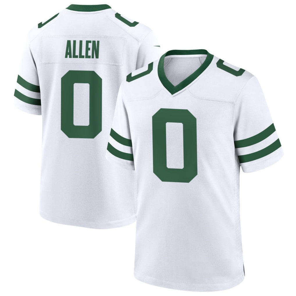 Elroe NY.Jets #0 Braelon Allen Player White Home Game Stitched Jerseys