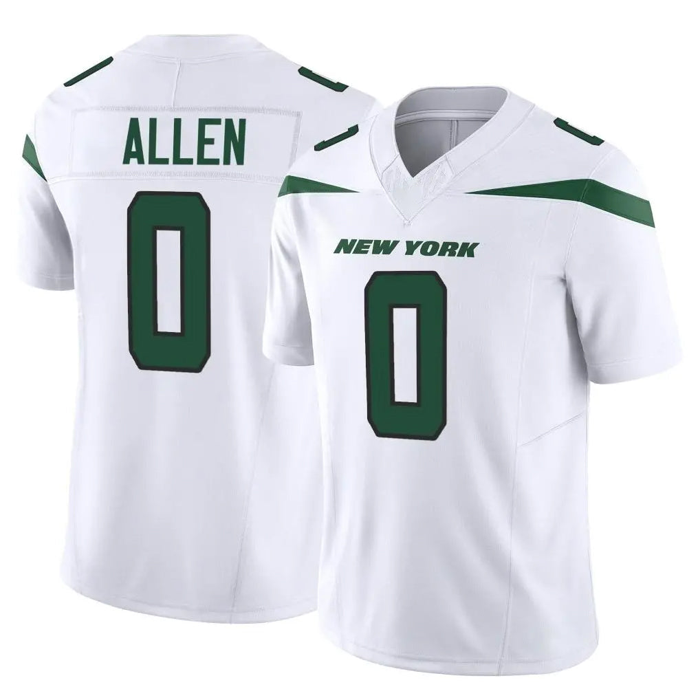 Elroe NY.Jets #0 Braelon Allen Player White Limited Vapor F.U.S.E. Home Game Stitched Jerseys