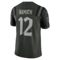 Elroe NY.Jets #12 Joe Namath Player Gotham Green Rivalries Collection Limited Stitched Jerseys