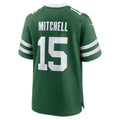 Elroe NY.Jets #15 Adonai Mitchell Legacy Green Team Game Stitched Jerseys