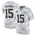 Elroe NY.Jets #15 Adonai Mitchell Player Arctic Camo Salute to Service Limited Game Stitched Jerseys