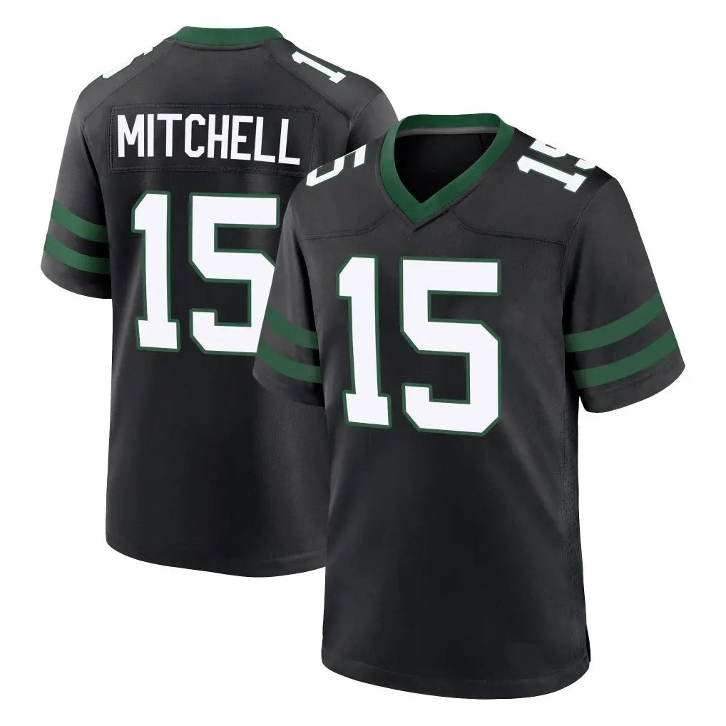 Elroe NY.Jets #15 Adonai Mitchell Player Black Legacy Home Game Stitched Jerseys