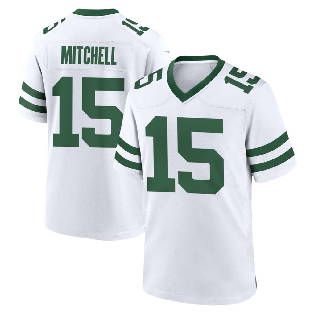 Elroe NY.Jets #15 Adonai Mitchell Player White Legacy Home Game Stitched Jerseys