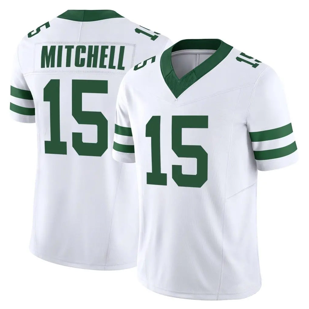 Elroe NY.Jets #15 Adonai Mitchell Player White Legacy Limited Vapor F.U.S.E. Home Game Stitched Jerseys