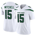 Elroe NY.Jets #15 Adonai Mitchell Player White Limited Vapor F.U.S.E. Home Game Stitched Jerseys