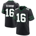 Elroe NY.Jets #16 Vinny Testaverde Player Black Home Game Stitched Jerseys