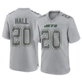 Elroe NY.Jets #20 Breece Hall Player Gray Limited Atmosphere Fashion Home Game Stitched Jerseys