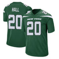 Elroe NY.Jets #20 Breece Hall Player Green Home Game Stitched Jerseys