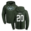 Elroe NY.Jets #20 Breece Hall Player Green LOGO Pullover Hoodies Limited Game Stitched Jerseys