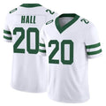 Elroe NY.Jets #20 Breece Hall Player White Legacy Limited Vapor F.U.S.E. Home Game Stitched Jerseys
