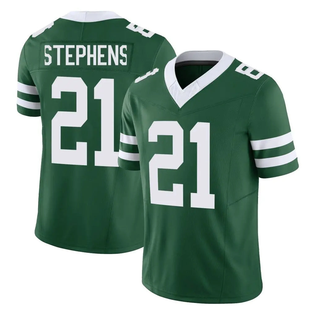 Elroe NY.Jets #21 Brandon Stephens Player Green Legacy Limited Vapor F.U.S.E. Home Game Stitched Jerseys