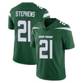 Elroe NY.Jets #21 Brandon Stephens Player Green Limited Vapor Home Game Stitched Jerseys