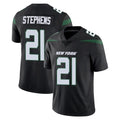 Elroe NY.Jets #21 Brandon Stephens Player Stealth Black Limited Vapor Home Game Stitched Jerseys