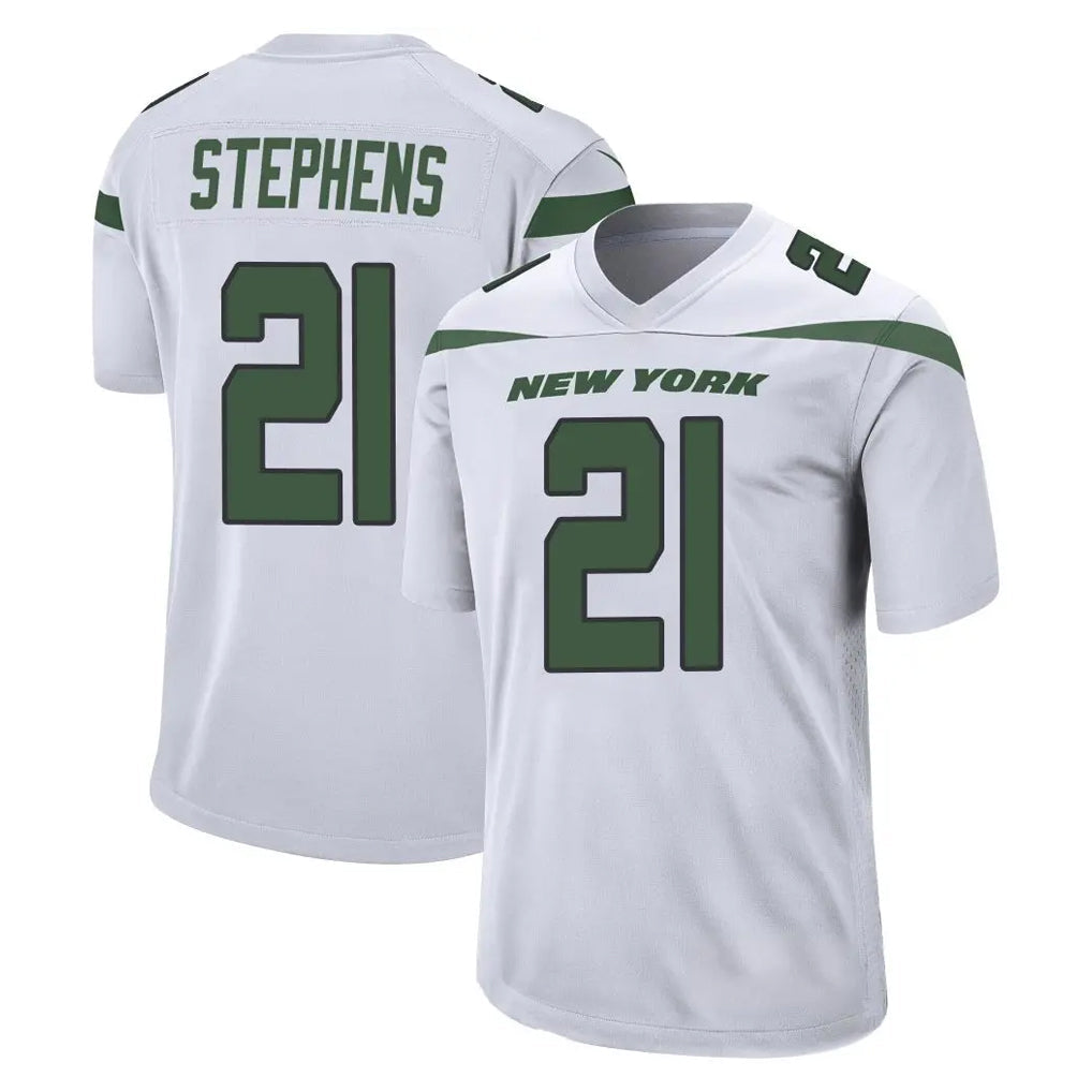 Elroe NY.Jets #21 Brandon Stephens Player White Spotlight Home Game Stitched Jerseys