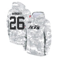 Elroe NY.Jets #26 Nahshon Wright Player Arctic Camo Salute to Service Pullover Hoodies Limited Game Stitched Jerseys