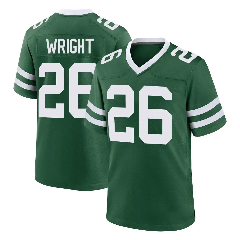 Elroe NY.Jets #26 Nahshon Wright Player Green Legacy Home Game Stitched Jerseys