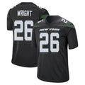 Elroe NY.Jets #26 Nahshon Wright Player Stealth Black Home Game Stitched Jerseys