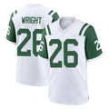 Elroe NY.Jets #26 Nahshon Wright Player White Classic Home Game Stitched Jerseys