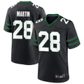 Elroe NY.Jets #28 Curtis Martin Player Black Home Game Stitched Jerseys