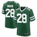 Elroe NY.Jets #28 Curtis Martin Player Green Home Game Stitched Jerseys