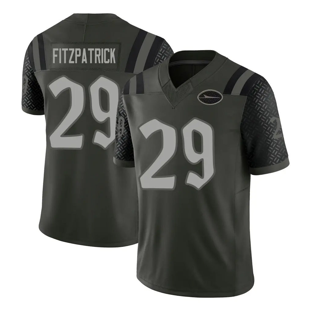 Elroe NY.Jets #29 Minkah Fitzpatrick Player Green Limited 2025 Rivalries Collection Home Game Stitched Jerseys
