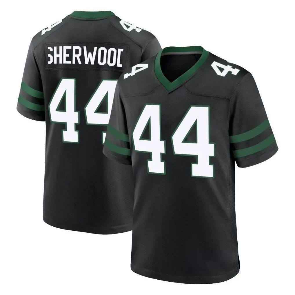 Elroe NY.Jets #44 Jamien Sherwood Player Black Legacy Home Game Stitched Jerseys