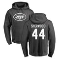 Elroe NY.Jets #44 Jamien Sherwood Player Gray Pullover Hoodies Limited Game Stitched Jerseys