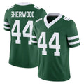 Elroe NY.Jets #44 Jamien Sherwood Player Green Legacy Limited Vapor F.U.S.E. Home Game Stitched Jerseys