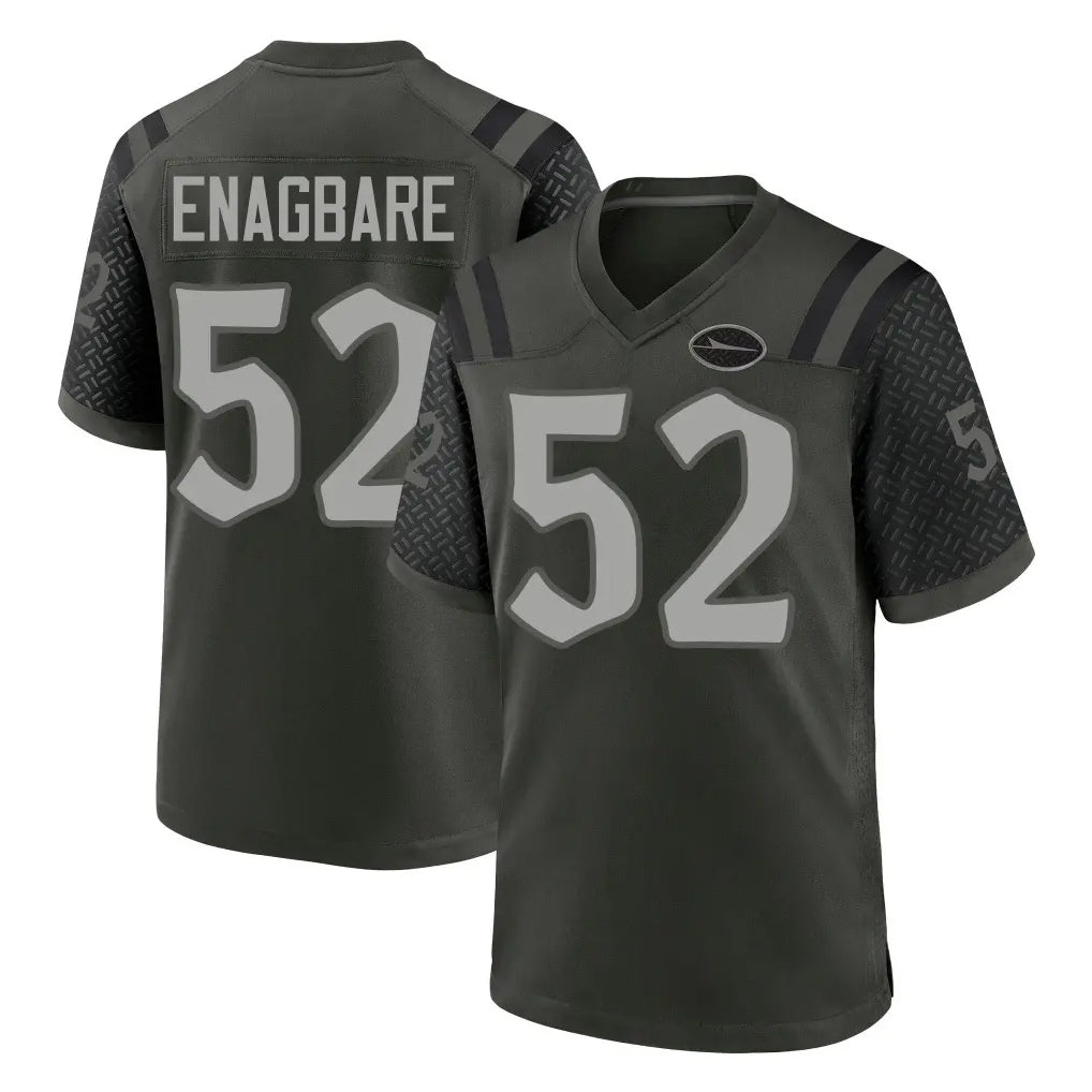 Elroe NY.Jets #52 Kingsley Enagbare Player Green 2025 Rivalries Collection Home Game Stitched Jerseys