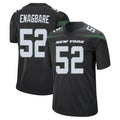 Elroe NY.Jets #52 Kingsley Enagbare Player Stealth Black Home Game Stitched Jerseys