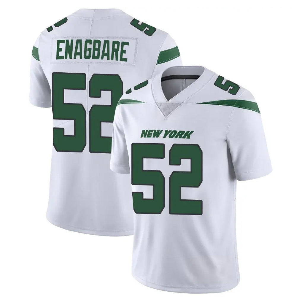Elroe NY.Jets #52 Kingsley Enagbare Player White Spotlight Limited Vapor Home Game Stitched Jerseys