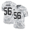 Elroe NY.Jets #56 Demario Davis Player Arctic Camo Salute to Service Limited Game Stitched Jerseys